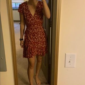Floral Wrap Dress
